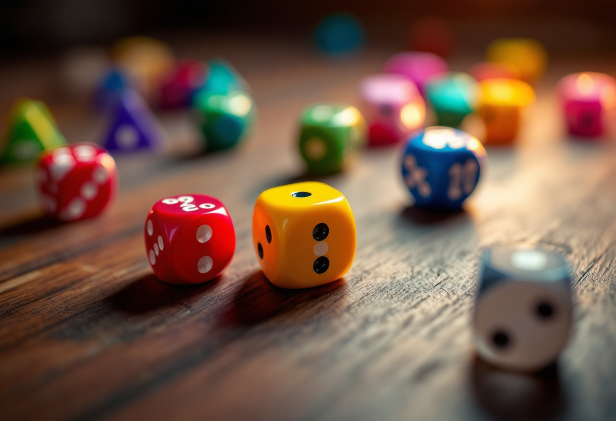 dice and tabletop games
